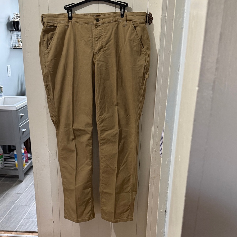 Carhartt Women’s Khaki Carpenter’s Pants